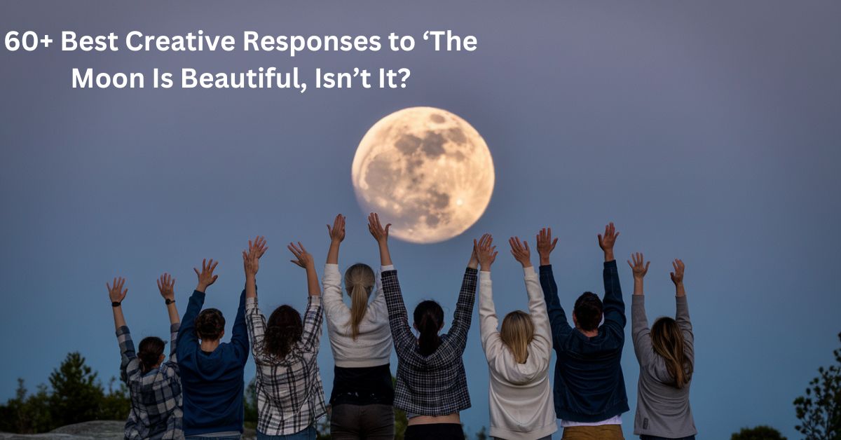 60+ Best Creative Responses to ‘The Moon Is Beautiful, Isn’t It