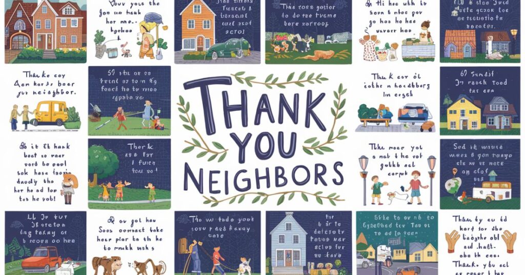 65 Thoughtful Thank You Note Messages to a Neighbor Examples