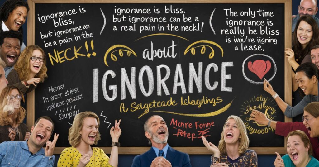 Funny Sayings About Ignorance